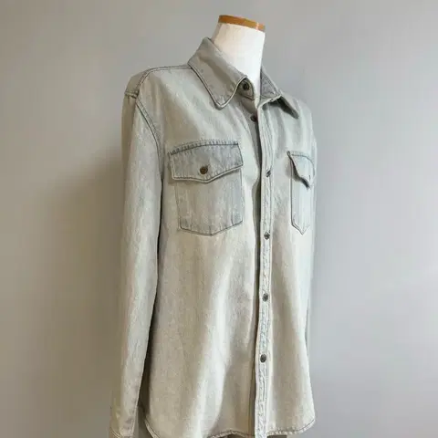[새상품] 라트 빈티지 워싱 데님 셔츠 남방