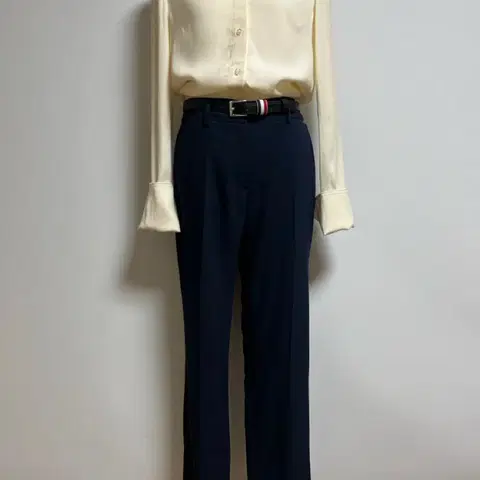 [새상품] 알마 양가죽 벨트 슬랙스 세트