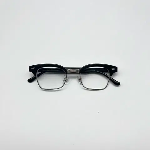 백산안경 폭시브로우 블/실 신품급 [바우처 10만원 제공]