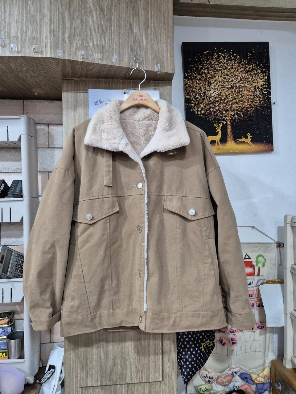 보세  면후리스 자켓 110   무료배송