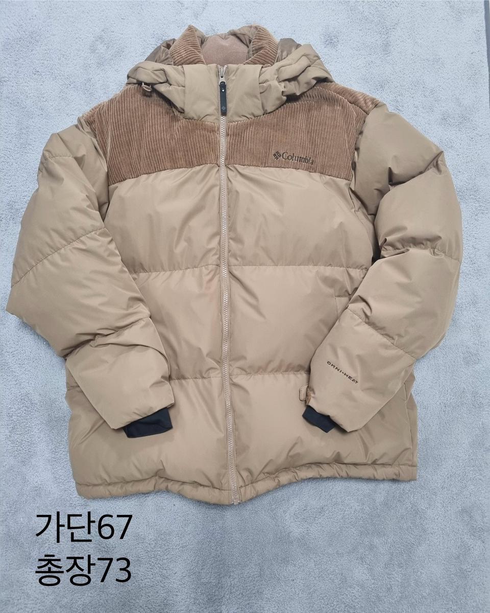컬럼비아 코듀로이 패널 다운 / OMNI-HEAT / XXL 대장사이즈