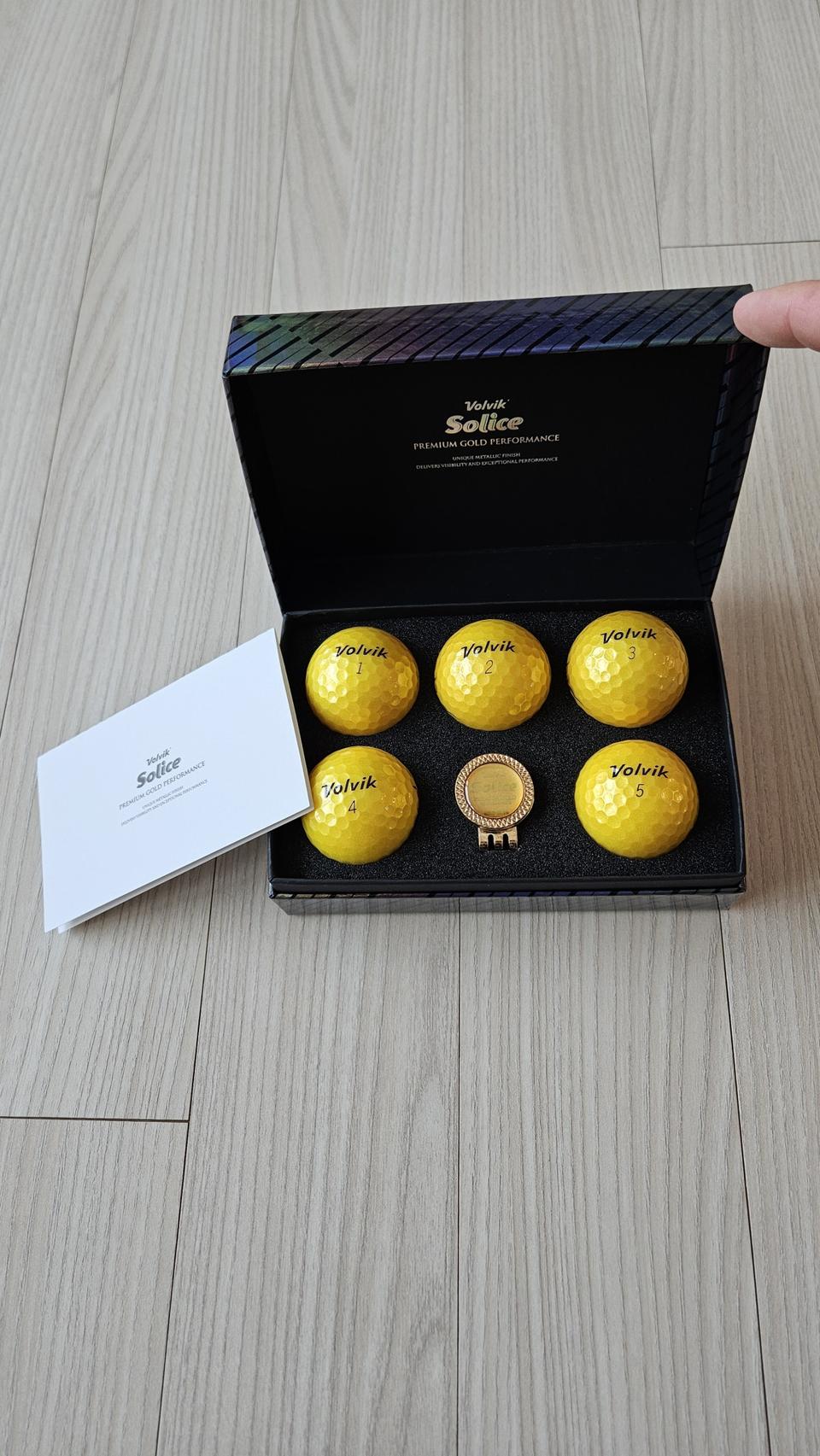 [새상품] 볼빅 골든볼 + 볼마커