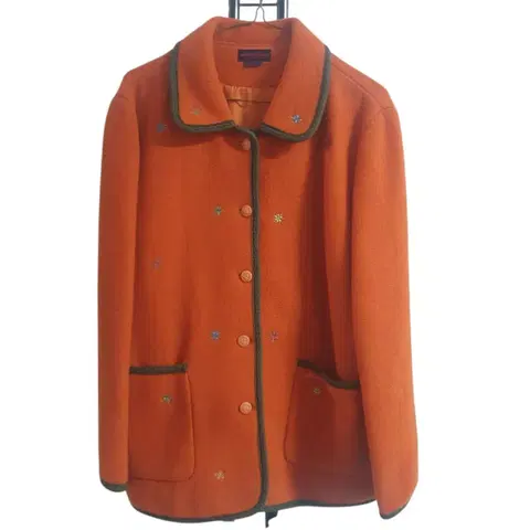 화이트호스 울 91프로 울코트 여성88