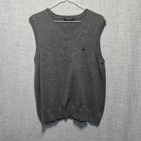 빈폴 브이넥 울 니트 베스트 100