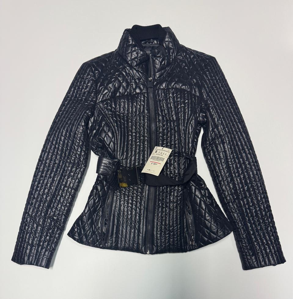 희귀!! <새상품> 여성 자라 Zara 벨티드 퀄팅 자켓