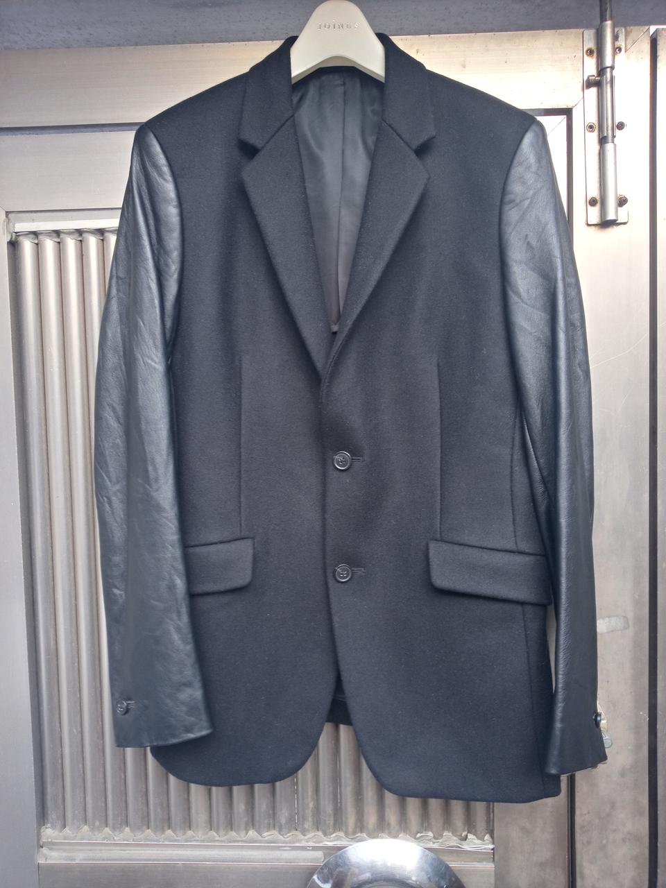 띠어리 양가죽배색 캐시미어 울 블레이저 90호 상태우수