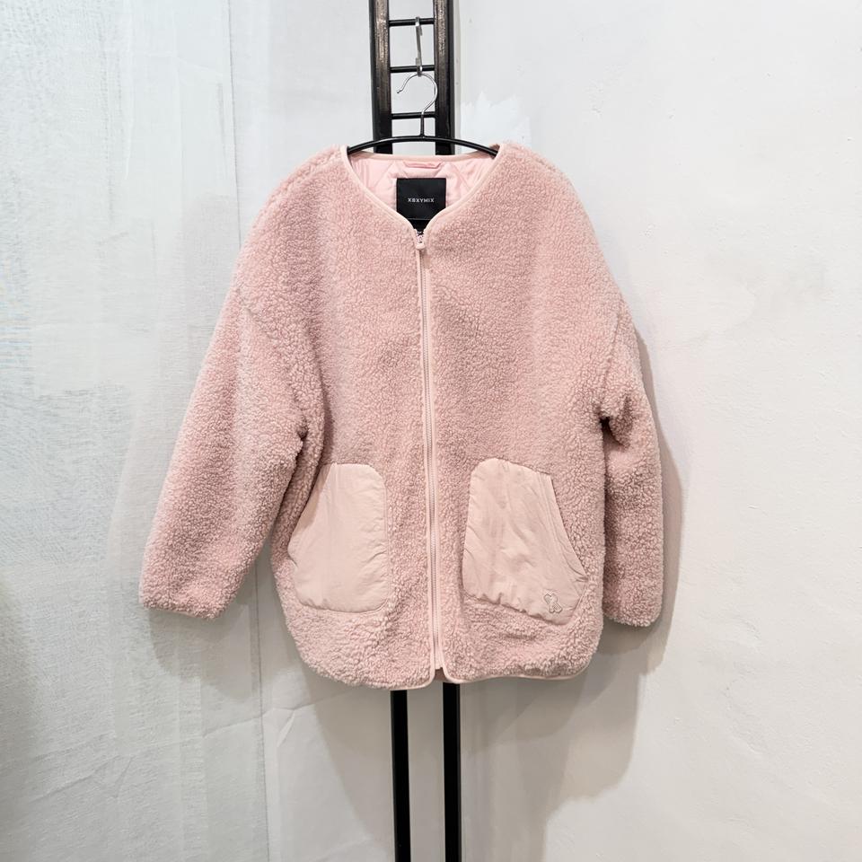 (M)젝시믹스 덤블 뽀글이 자켓 점퍼 핑크뽀글이 3912