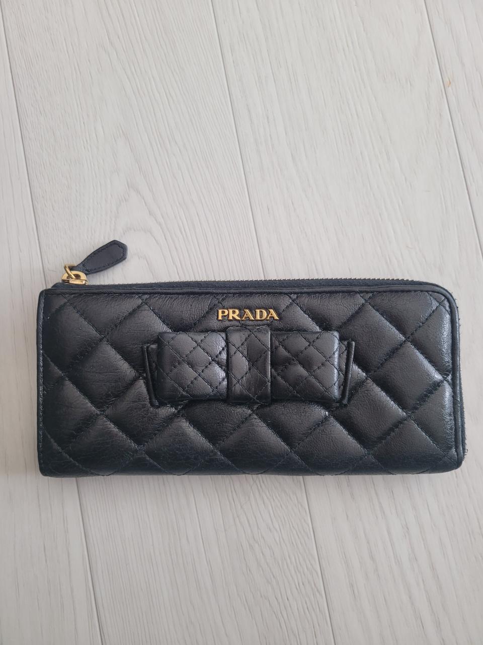 정품 프라다 장지갑