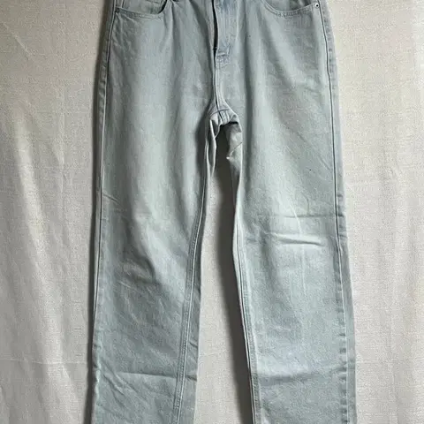 토피 와이드 연청 데님팬츠 M