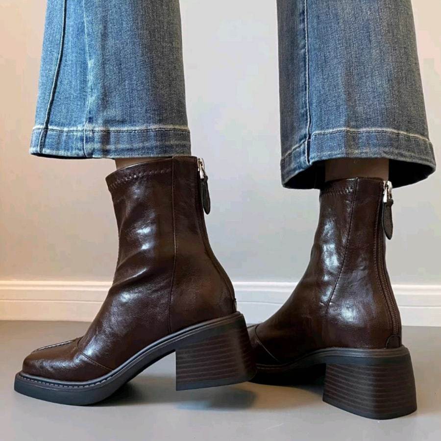 여자부츠 6cm 첼시부츠 마틴부츠 백지퍼 225~250