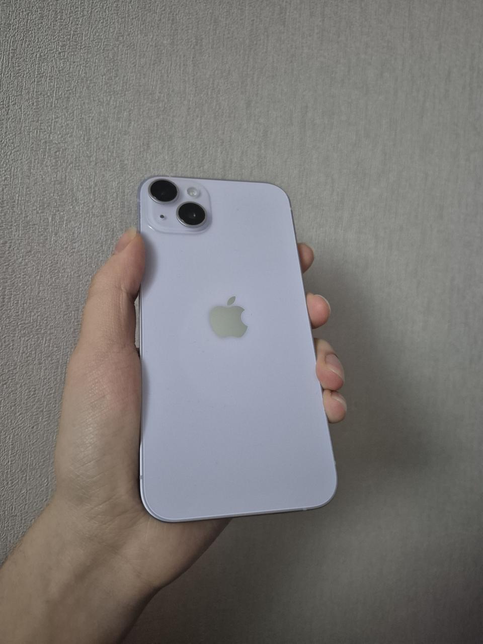 아이폰 14 플러스 새거급 256기가 퍼플 판매 정상해지 공기계