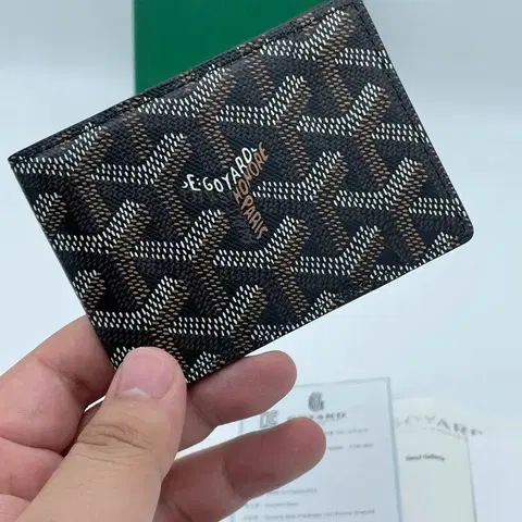 [ 풀구성 / 새상품급 ] 정품 고야드 인서트 카드지갑 블랙