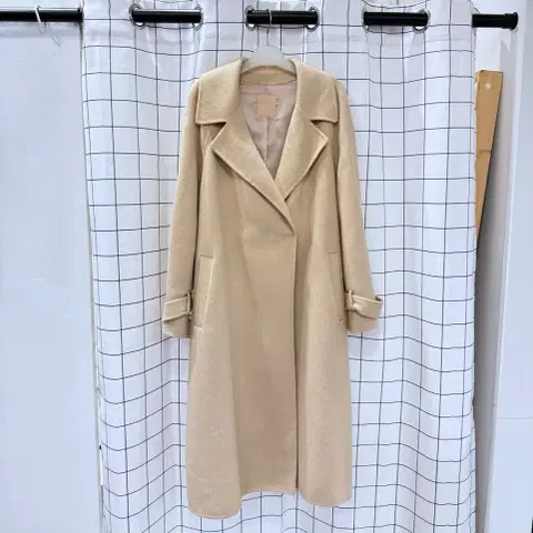 씨씨콜렉트 버터옐로 울캐시미어 코트