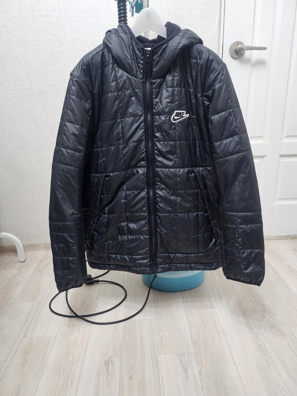 (105~110)XL☆초대장급☆ 나이키 신세틱 플리스 [블랙] 점퍼패딩