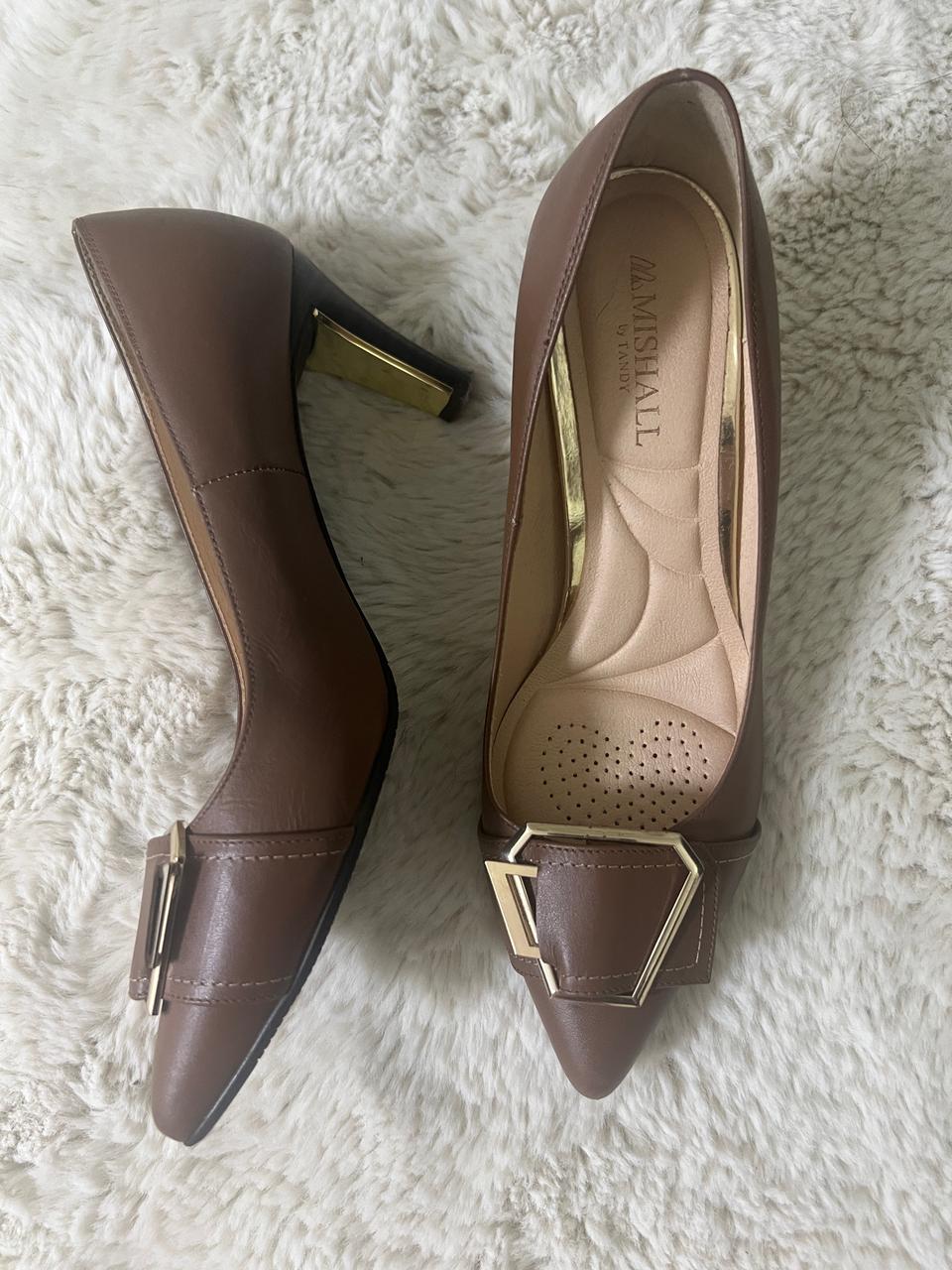 탠디 미쉘 여성 펌프스 250mm 브라운