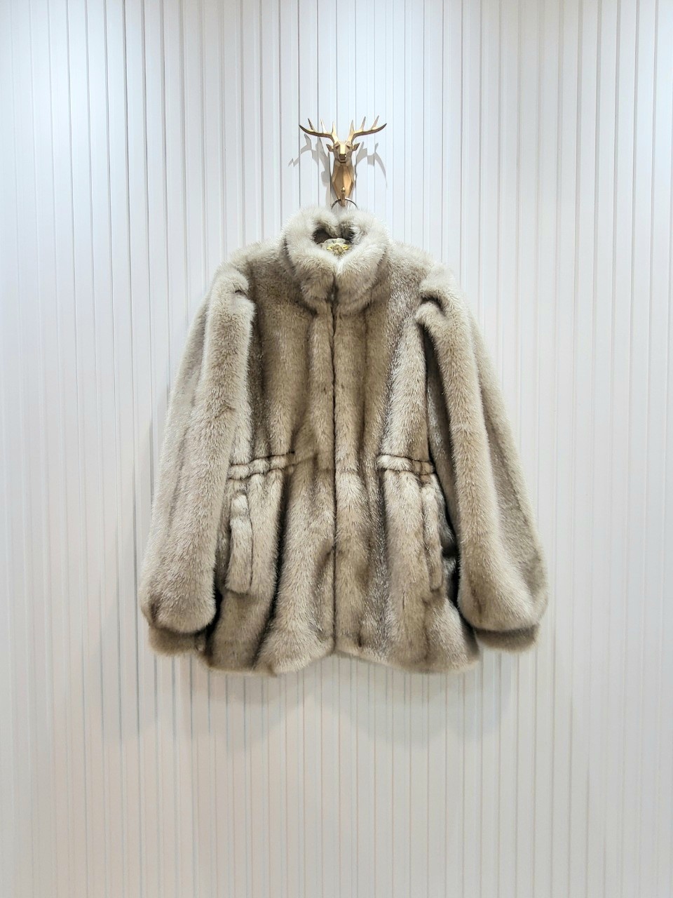 밍크 페이크퍼 자켓 (F/M)