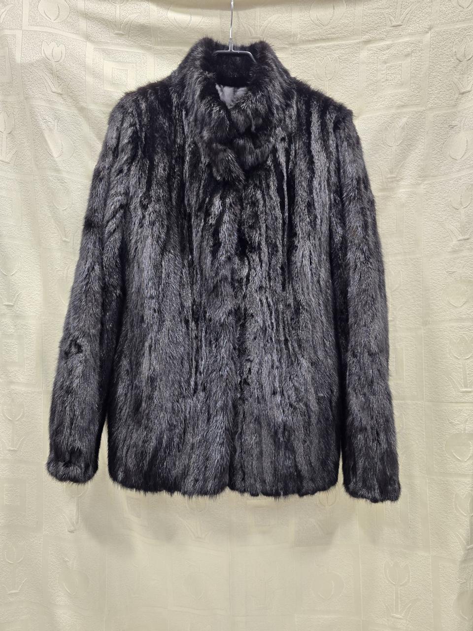 밍크 코트 블랙 S (55)