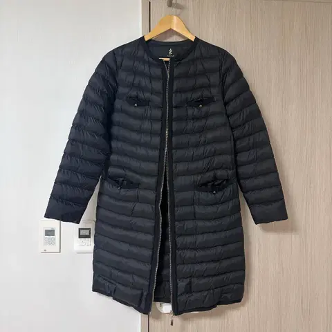 경량롱패딩 블랙