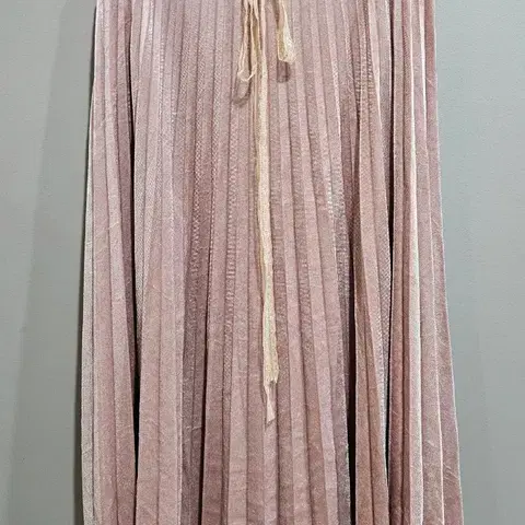 [ 1+1 ] SILENT WORTH ) 핑크 플리츠 스커트