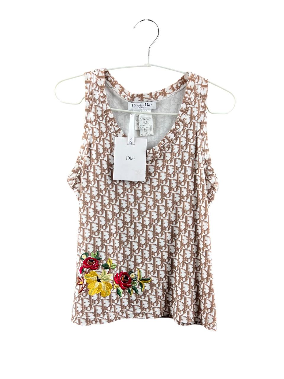 디올 오블리크 플로럴 나시 민소매 38사이즈