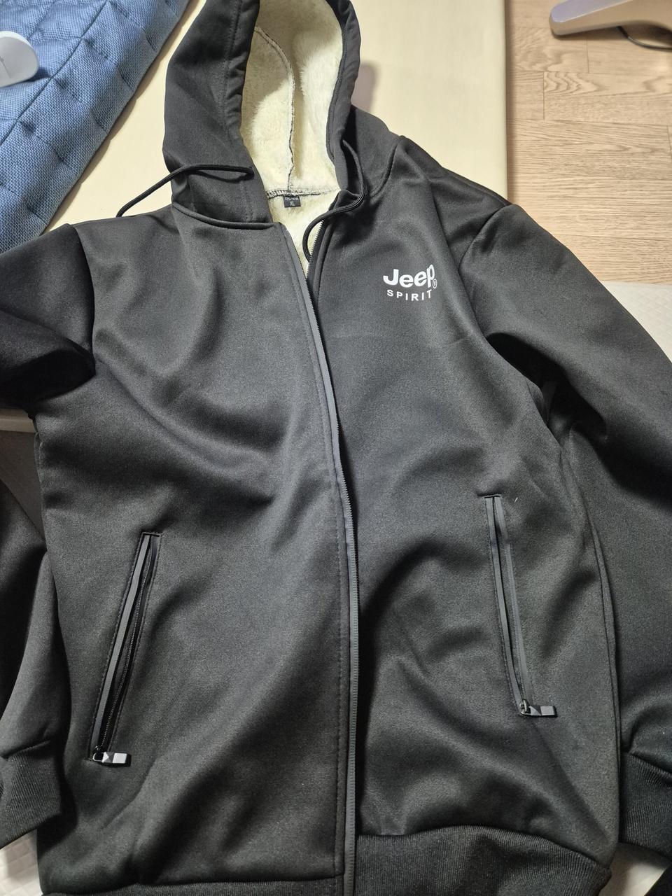 Jeep Spirit 남녀공용기모 후드집업세트 66