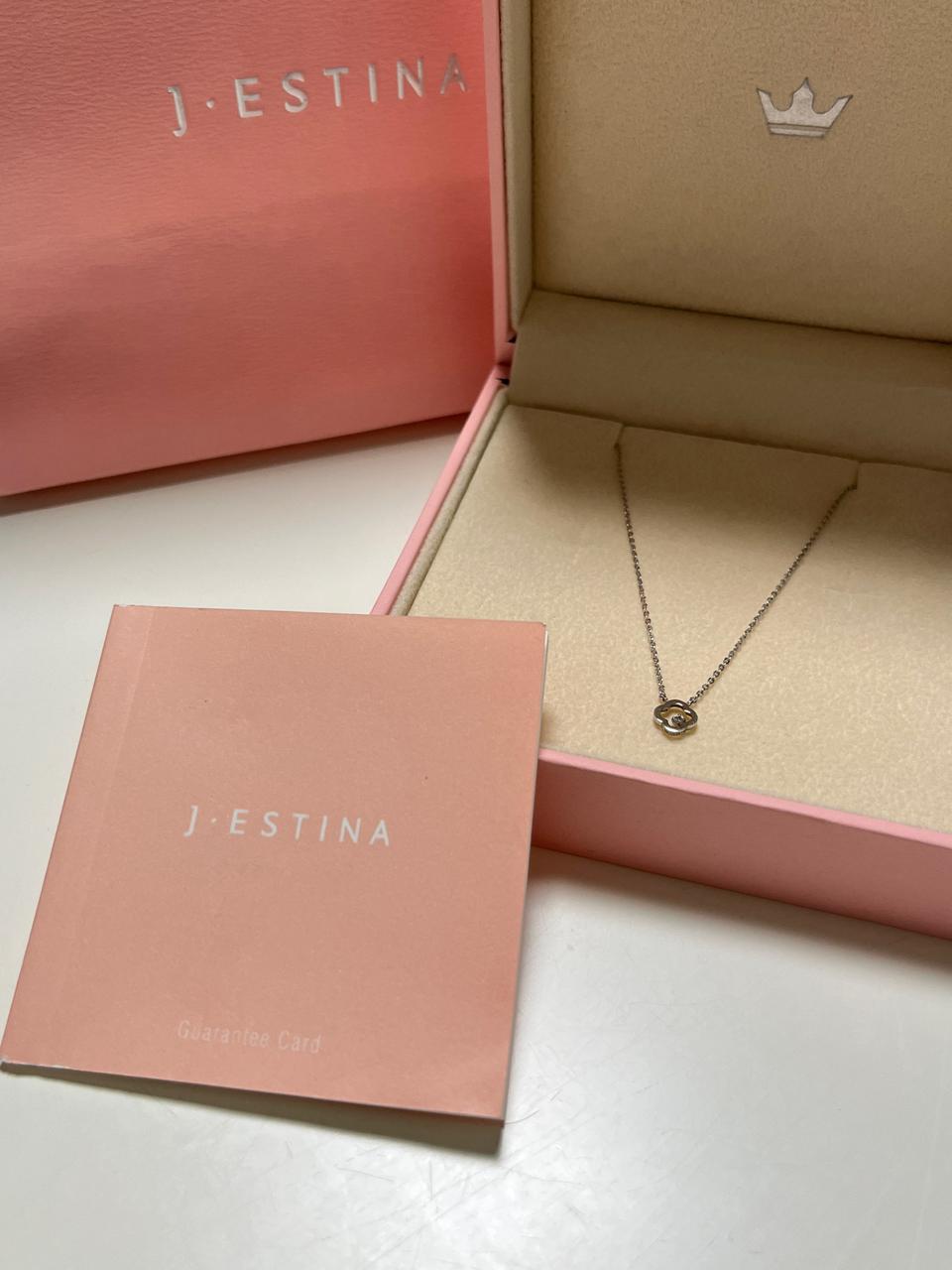 [제이에스티나]CLOVIA 14K 다이아몬드 목걸이