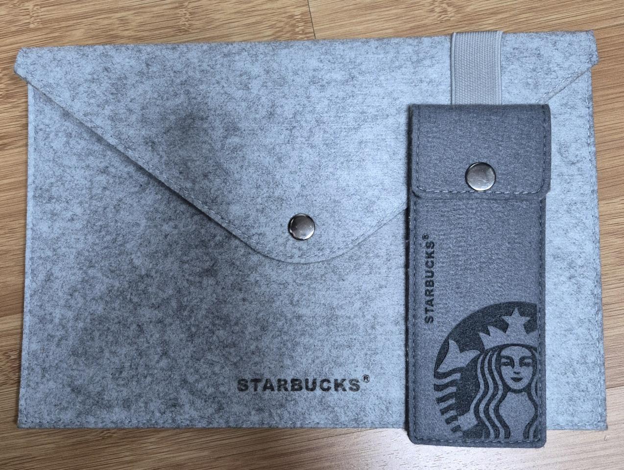 스타벅스 클러치+ 스타벅스 필통