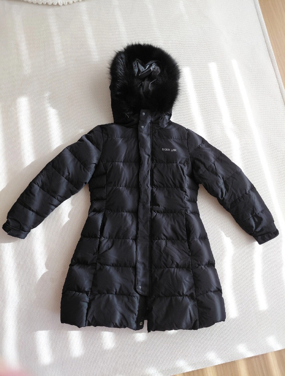 가볍고 따뜻한 블랙야크 아동용 패딩 블랙155