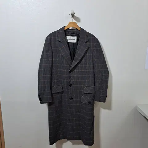 앤더슨벨 남성 싱글 체크 코트 M