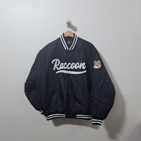 RACCU 라쿤 남성 오버핏 겨울 야구 점퍼 M