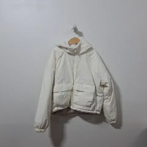 폴햄 여성 오버핏 양면 패딩 점퍼 M