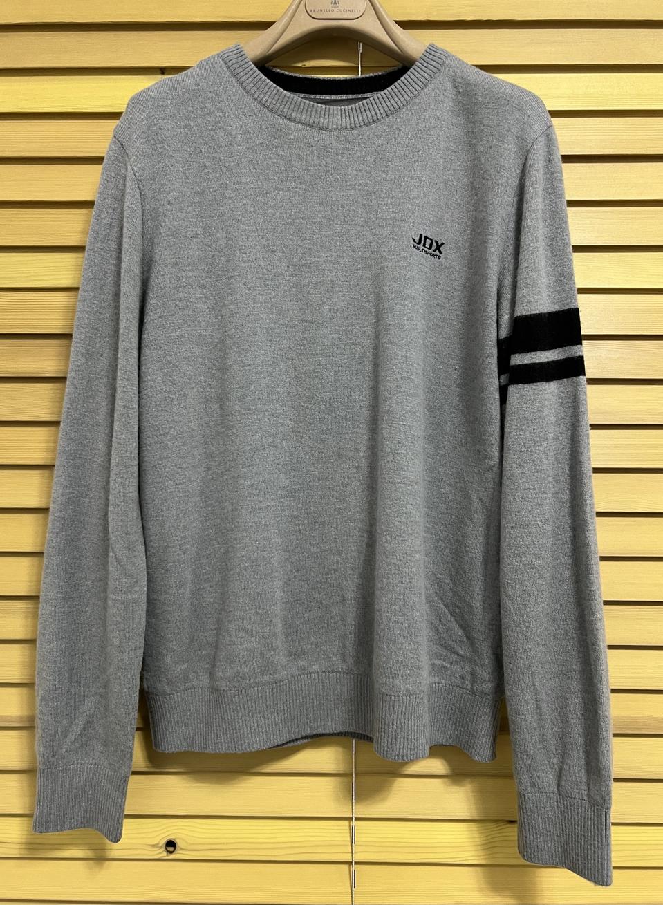 제이디엑스 JDX 남성 그레이 울방풍골프니트