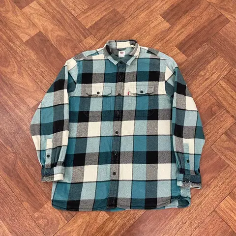 리바이스 체크 플란넬 셔츠