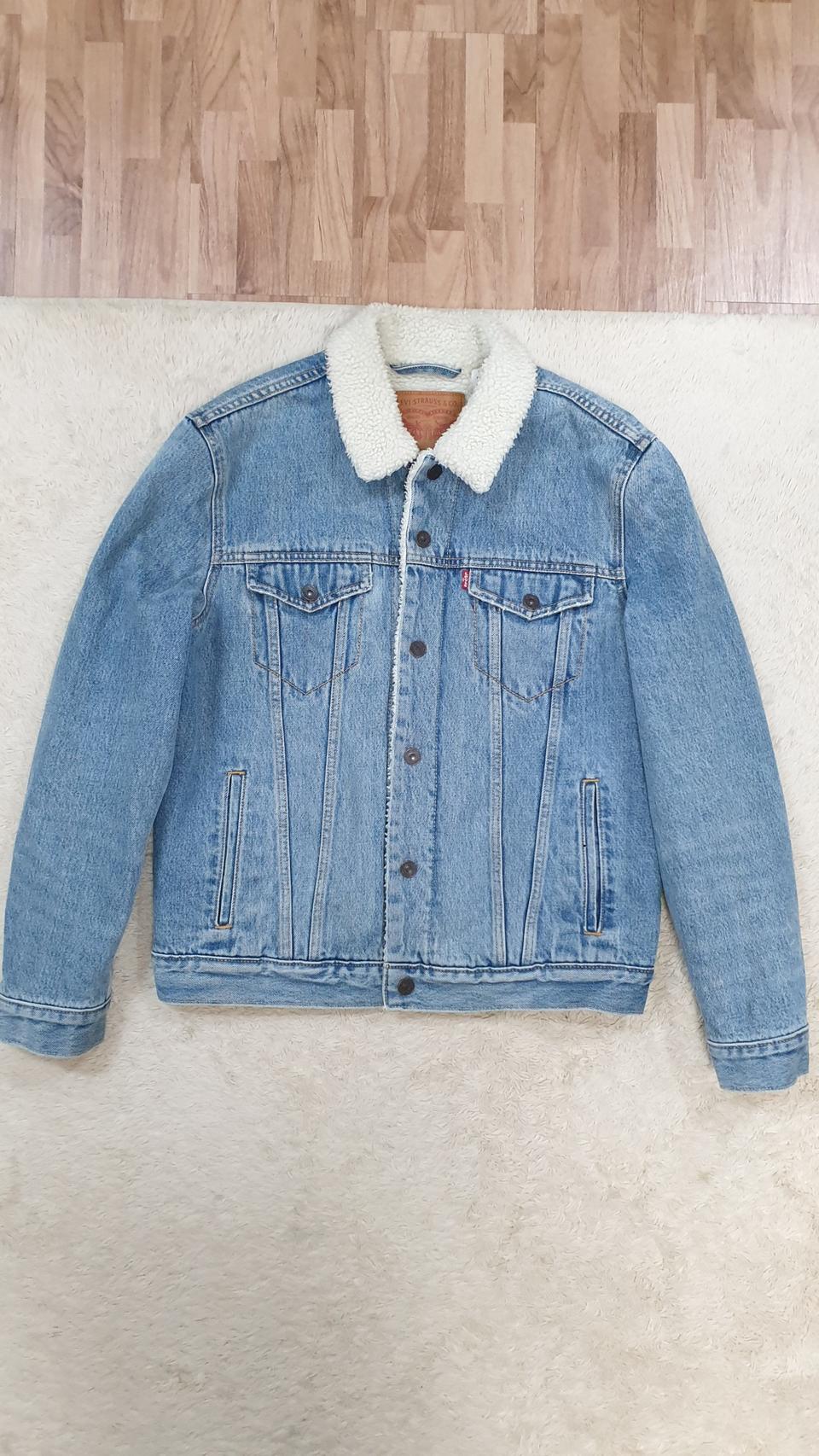 [남성95] 정품 리바이스 후리스안감 겨울청자켓 새것수준 무료배송