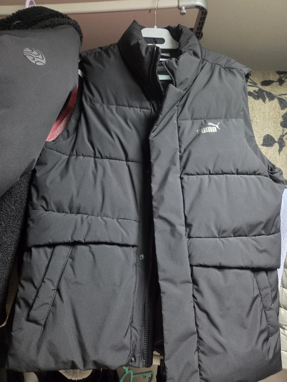 푸마 패딩 조끼 100