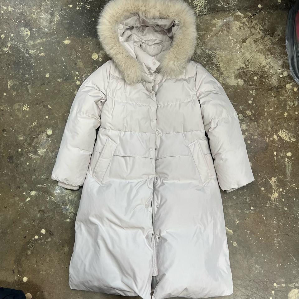 55) 제이슨우 구스다운 롱패딩 좀퍼 자켓 거위털패딩 코트