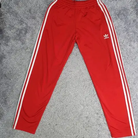 아디다스 바지 파이어버드 트랙 팬츠 신형 레드 빨흰 s