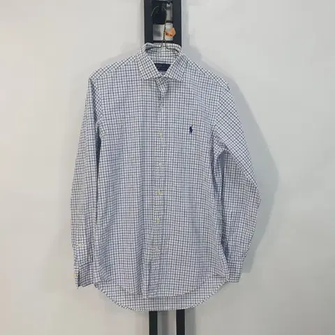 폴로 랄프로렌 셔츠 긴팔 남방 블루 체크 신형탭 xs
