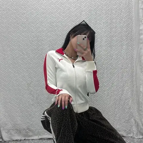 푸마 레트로 Y2K 사이드라인 트랙탑 집업 져지 S C06928