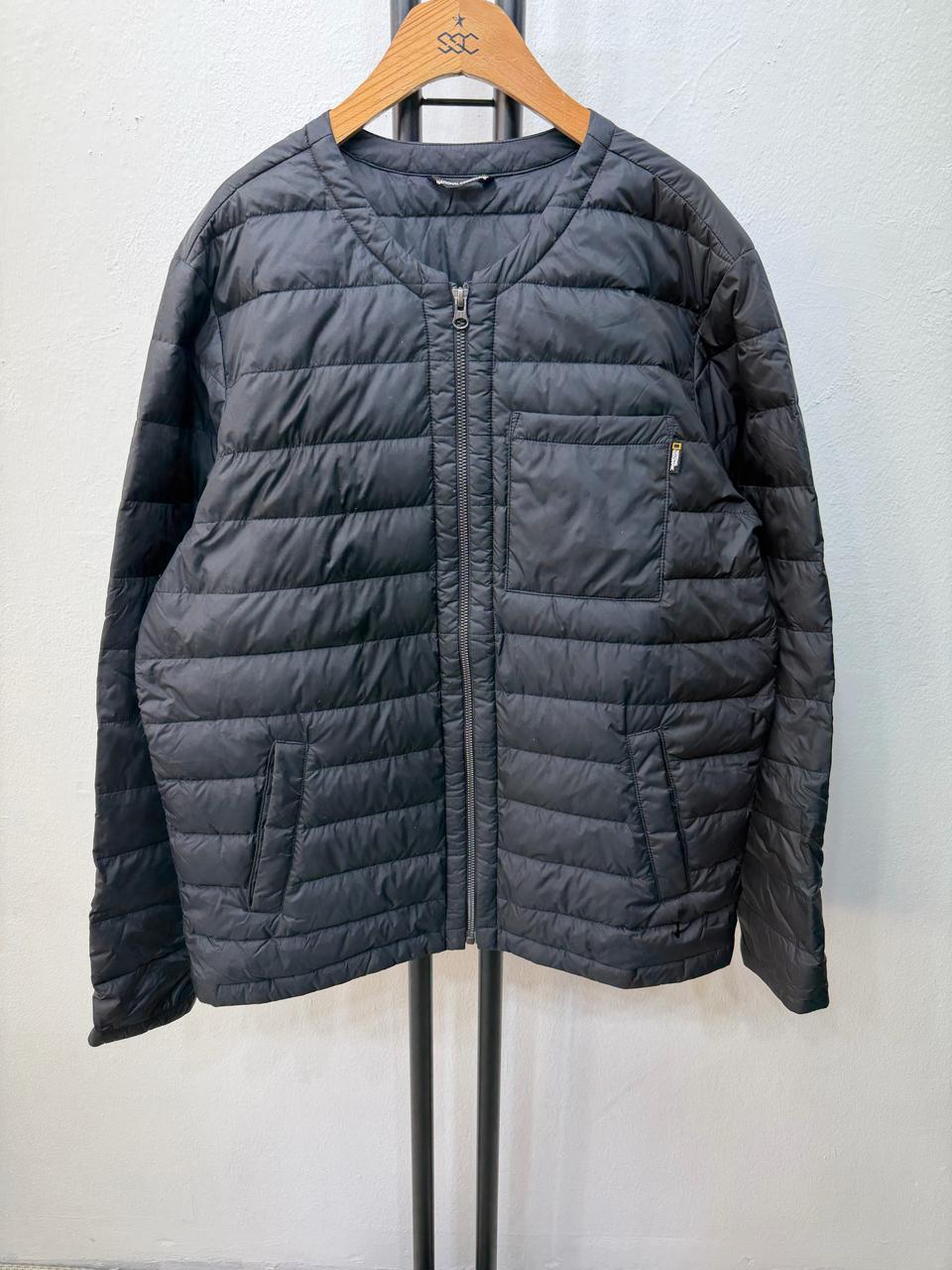 정품) 내셔널지오그래픽 남성 블랙 경량 패딩 100