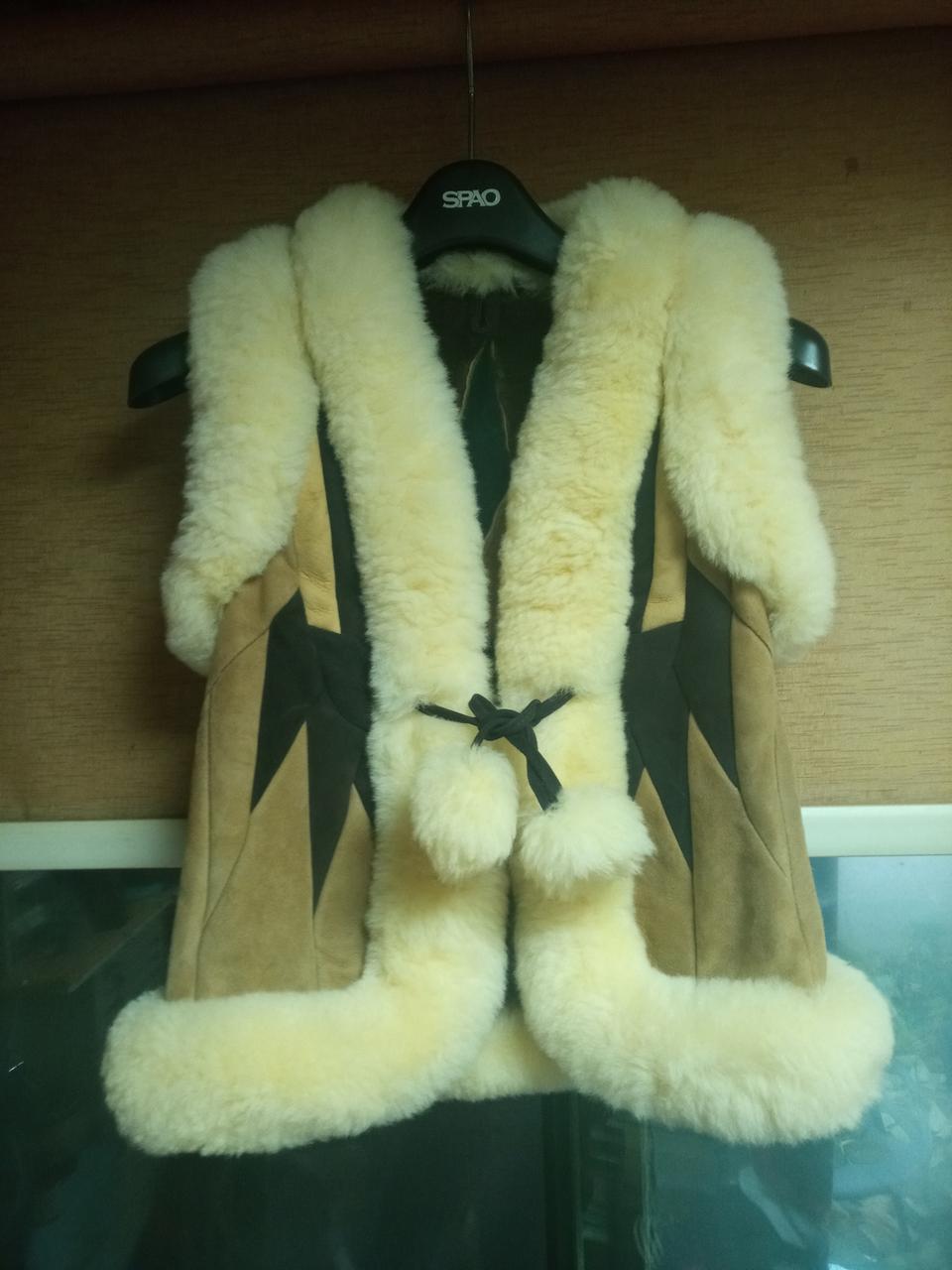 아동 무스탕 베스트 새상품수준