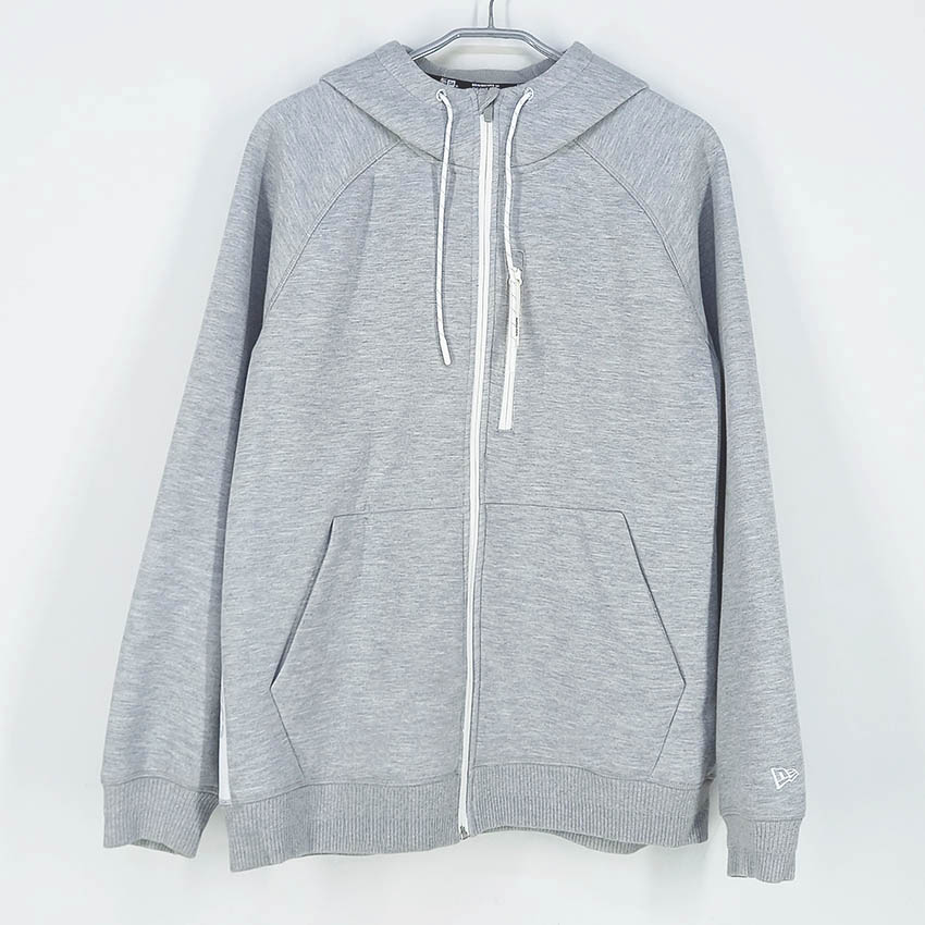 뉴에라 남성 안감기모 후드집업 그레이105 (HU41620)