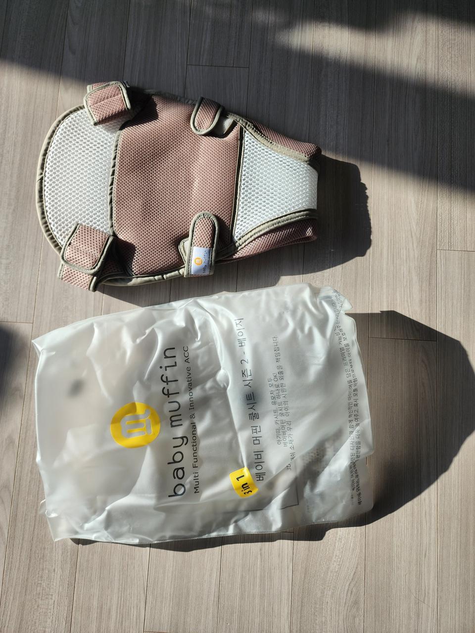 미사용)베이비머핀 쿨시트 3 in 1 시즌2 베이지