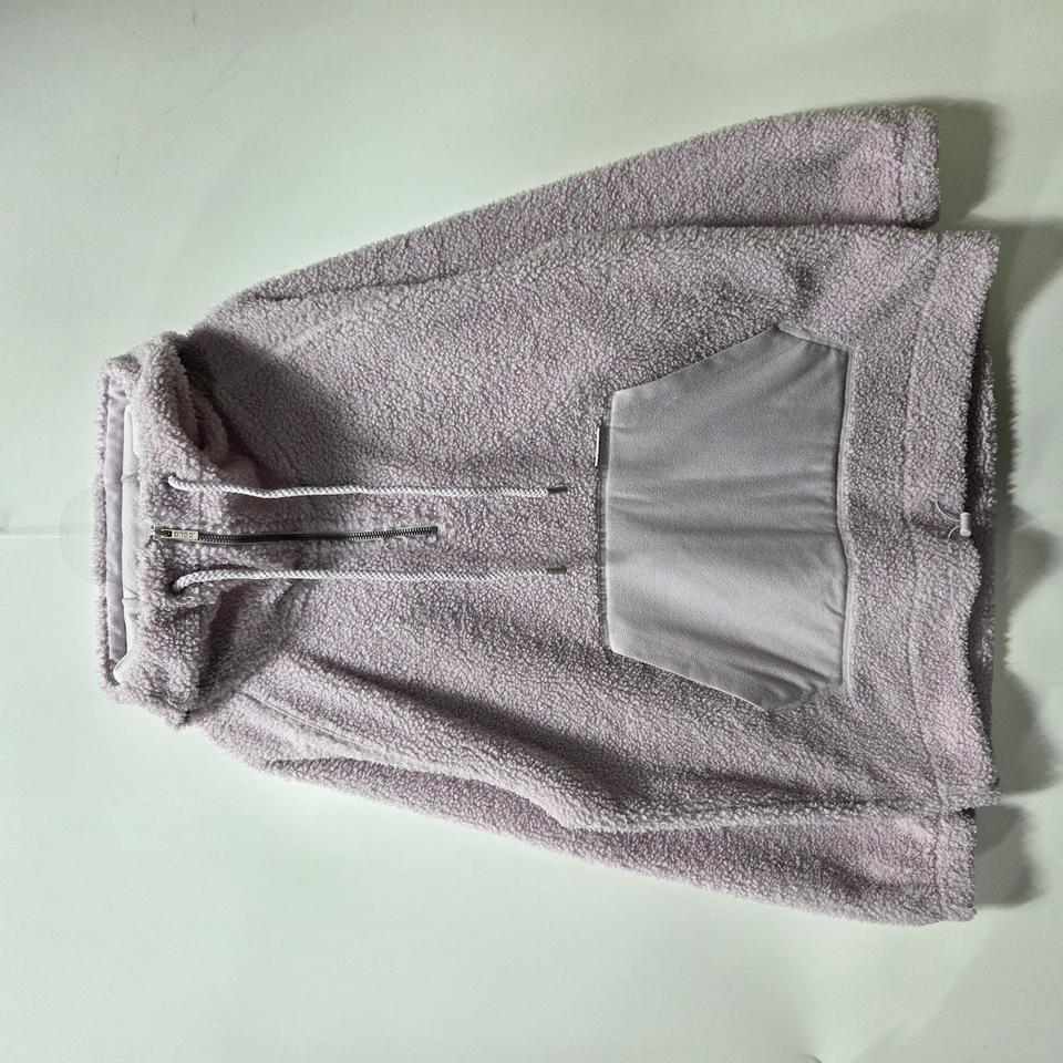 안다르 연보라 뽀글이 후드 아노락 집업 2 25112707