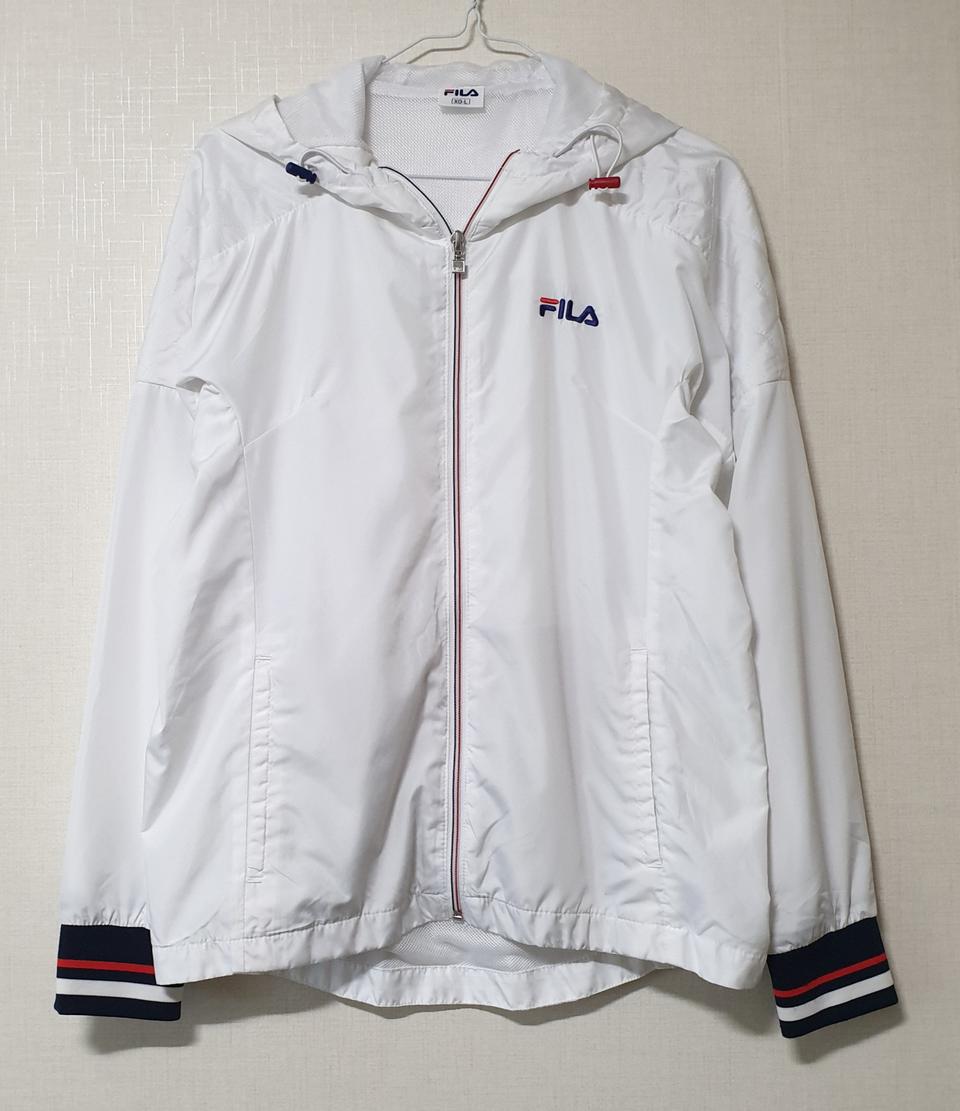 휠라 FILA 흰색 바람막이 자켓