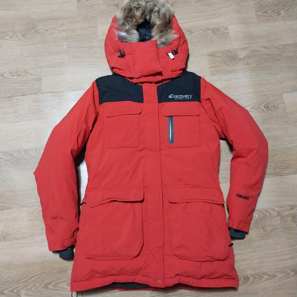 디스커버리 거위털 패딩 여성90 사이즈