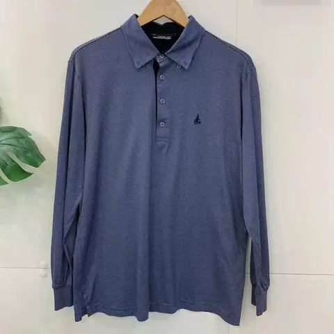 빈폴골프 스트라이프 긴팔 폴로셔츠 100