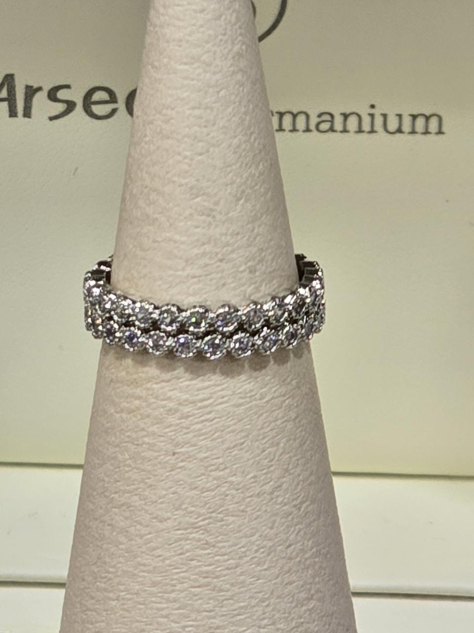 스와로브스키 크리스탈 셋팅 반지 세트