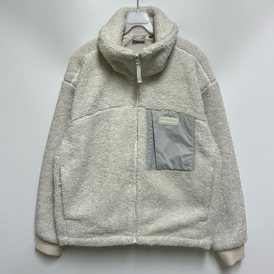 [여자 90]뉴발란스 덤블 플리스 볼드넥 집업자켓