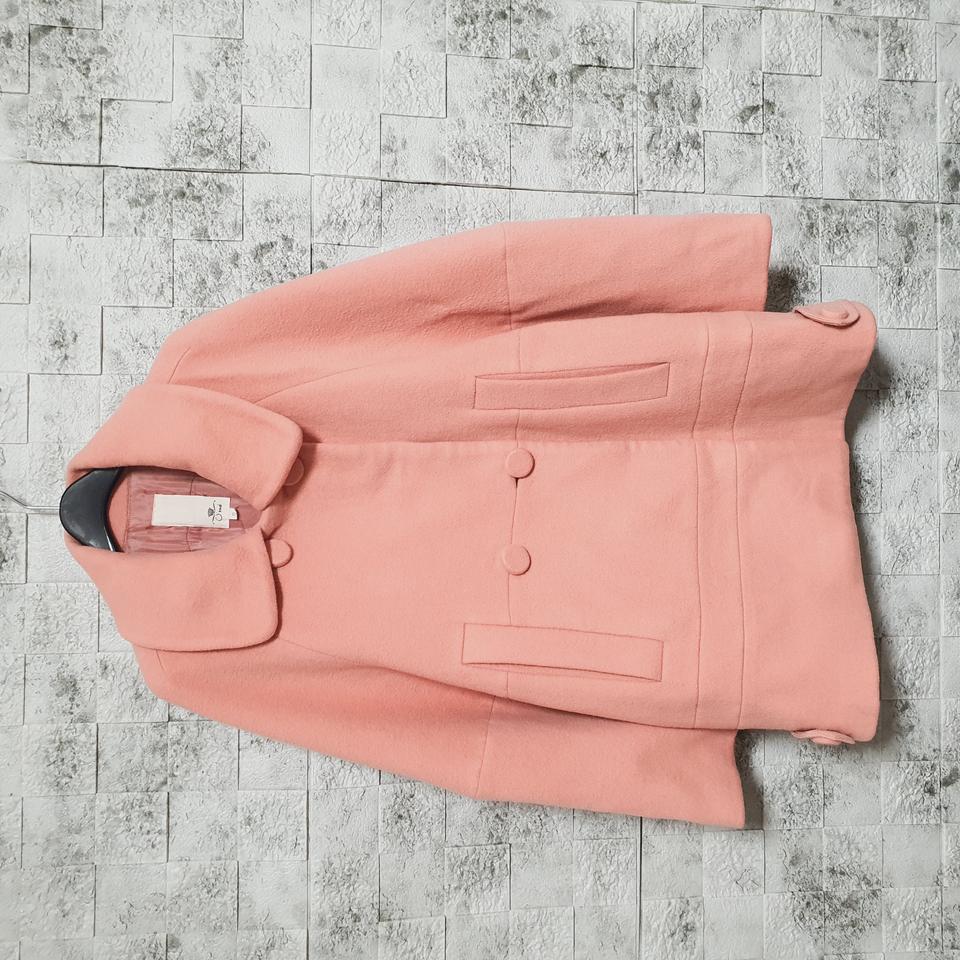 오즈세컨 울혼방 오버사이즈 반코트